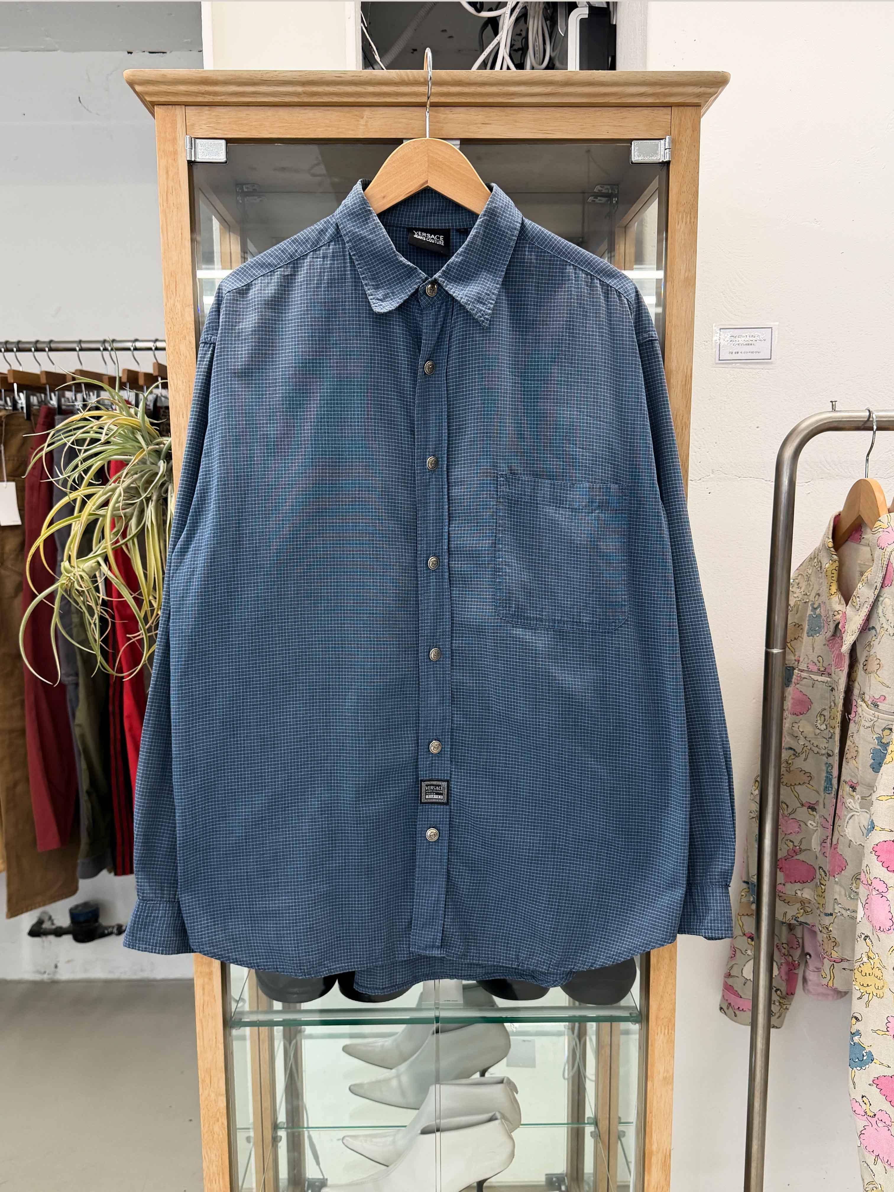 VERSACE JEANS COUTURE check shirts 2