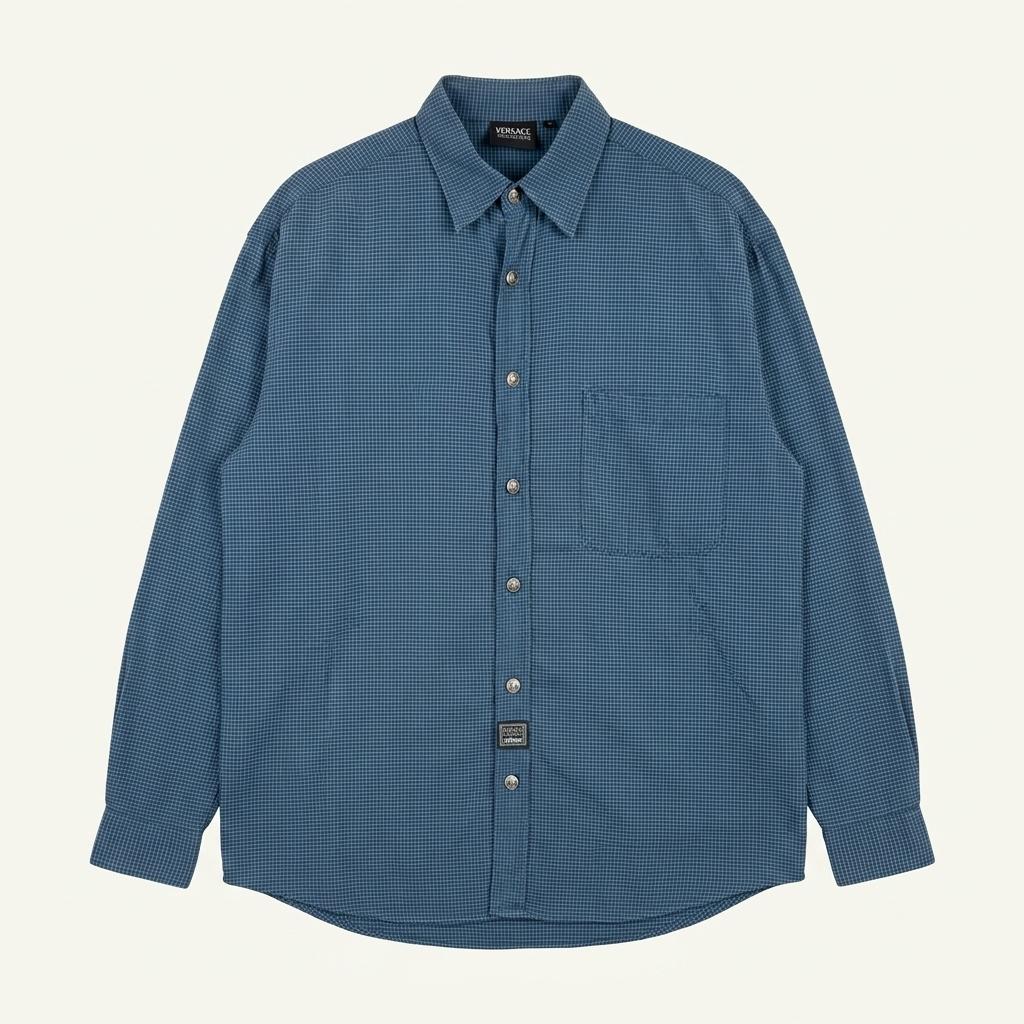 VERSACE JEANS COUTURE check shirts 1