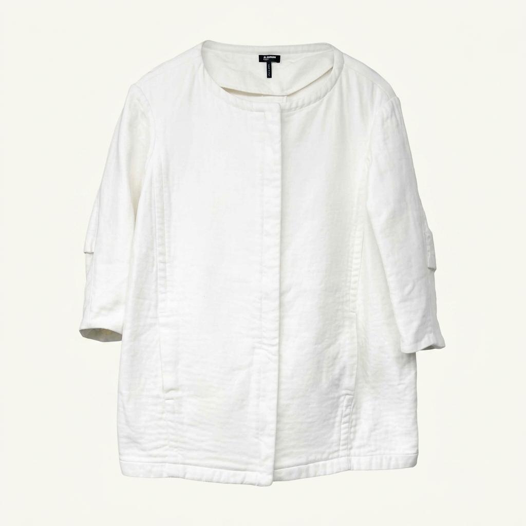 JIL SANDER shorts sleeve cotton jacket 1
