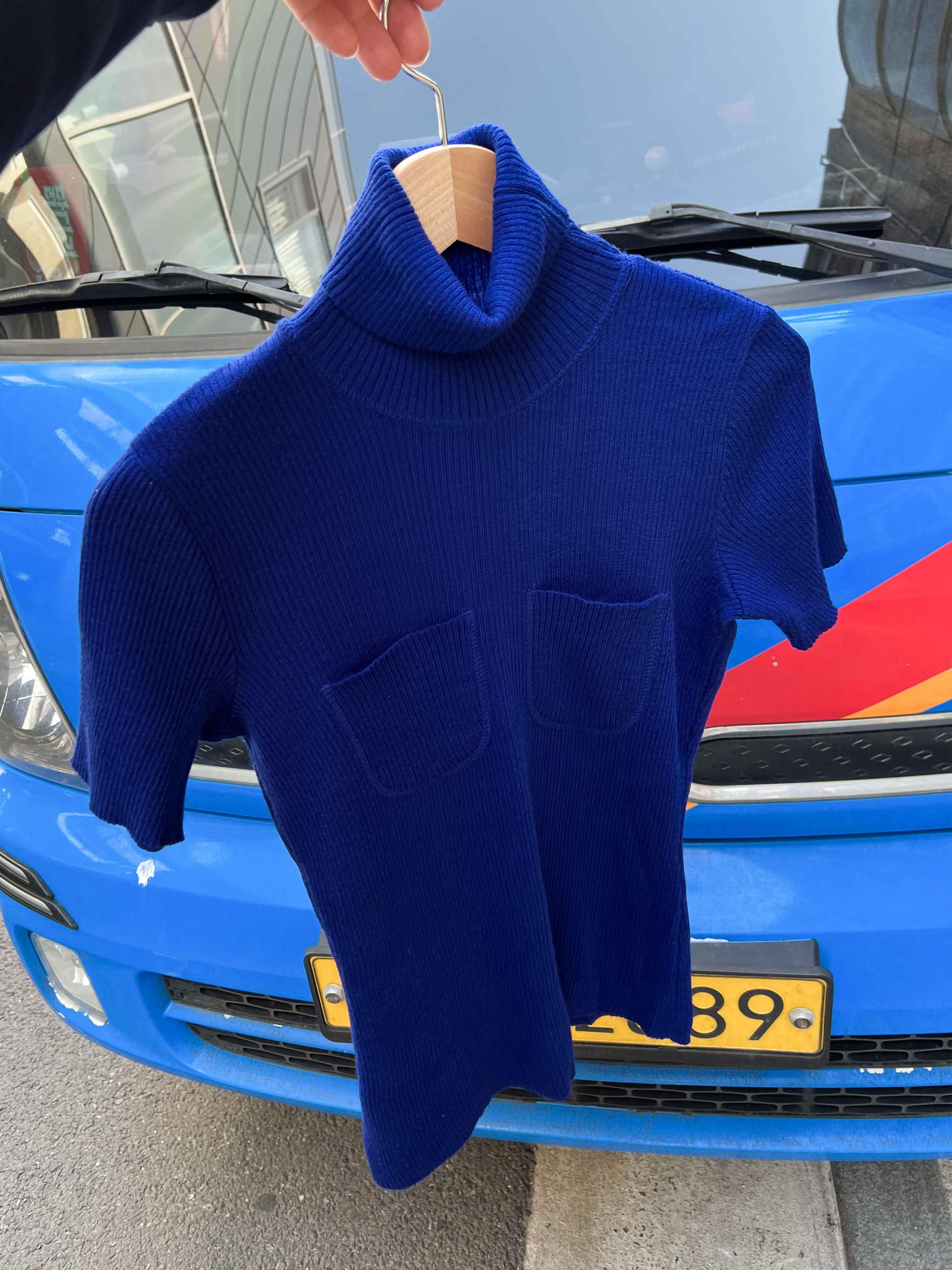 KENZO blue knit top 2