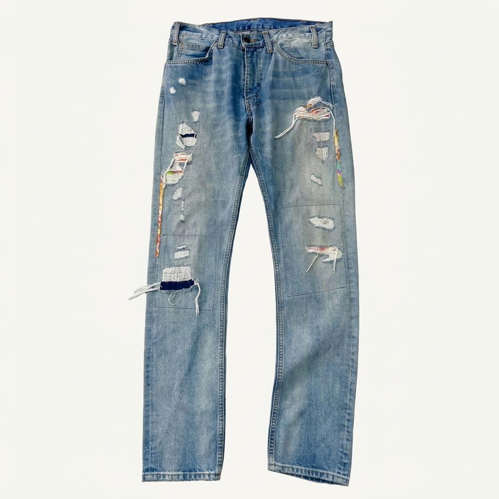 Levis 505 repair jean 1