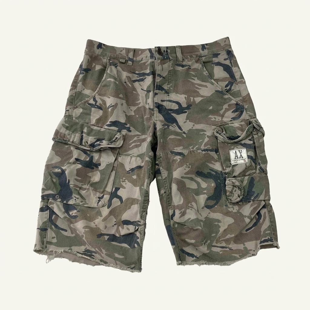 Armani exchange camo shorts 1