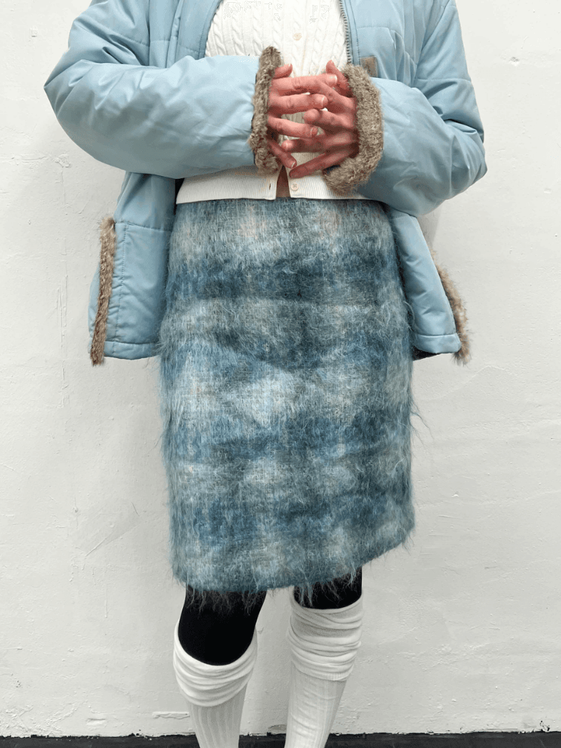 Mohair shaggy skirts 2