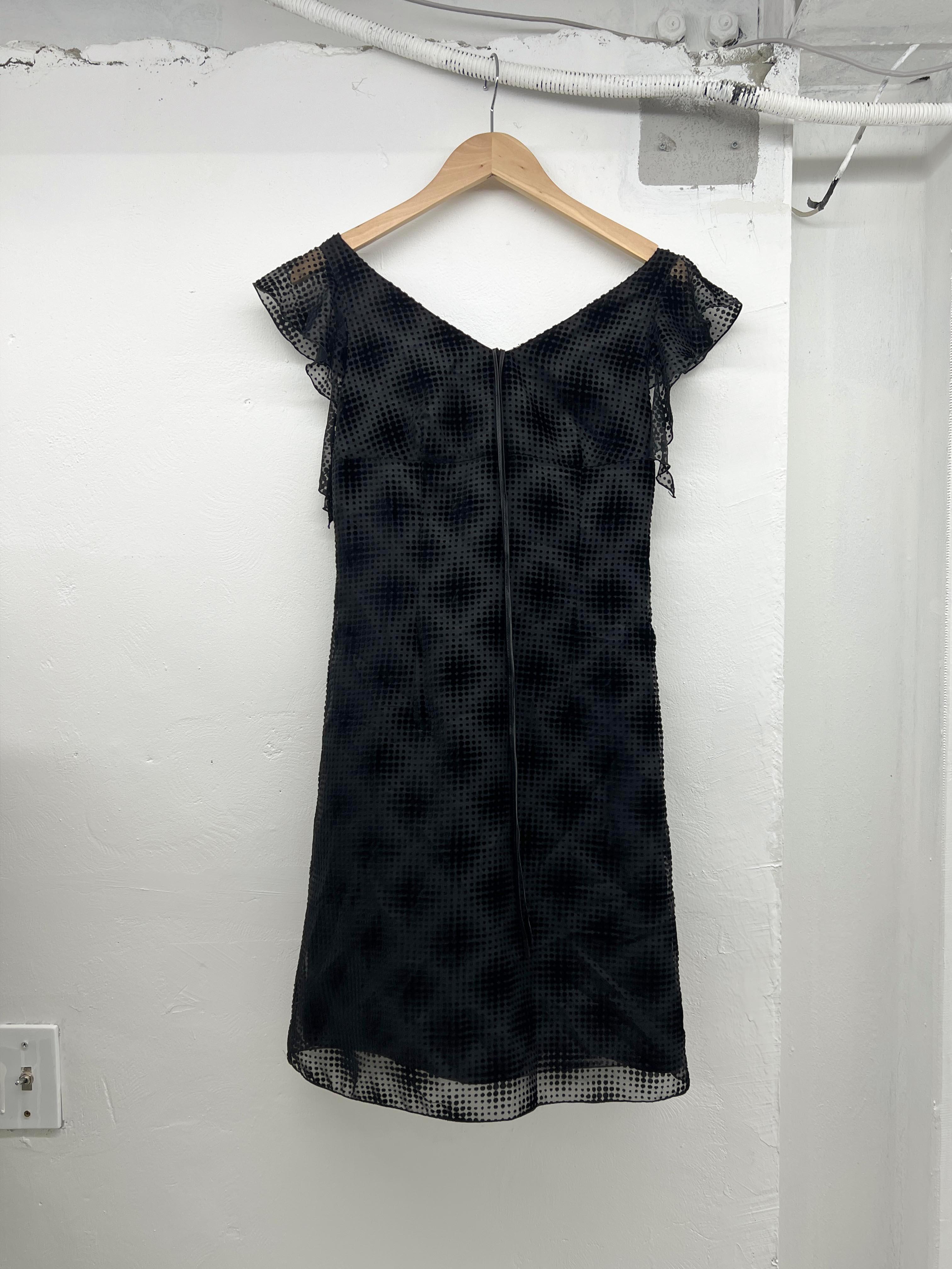 vintage black sleeveless dress 2