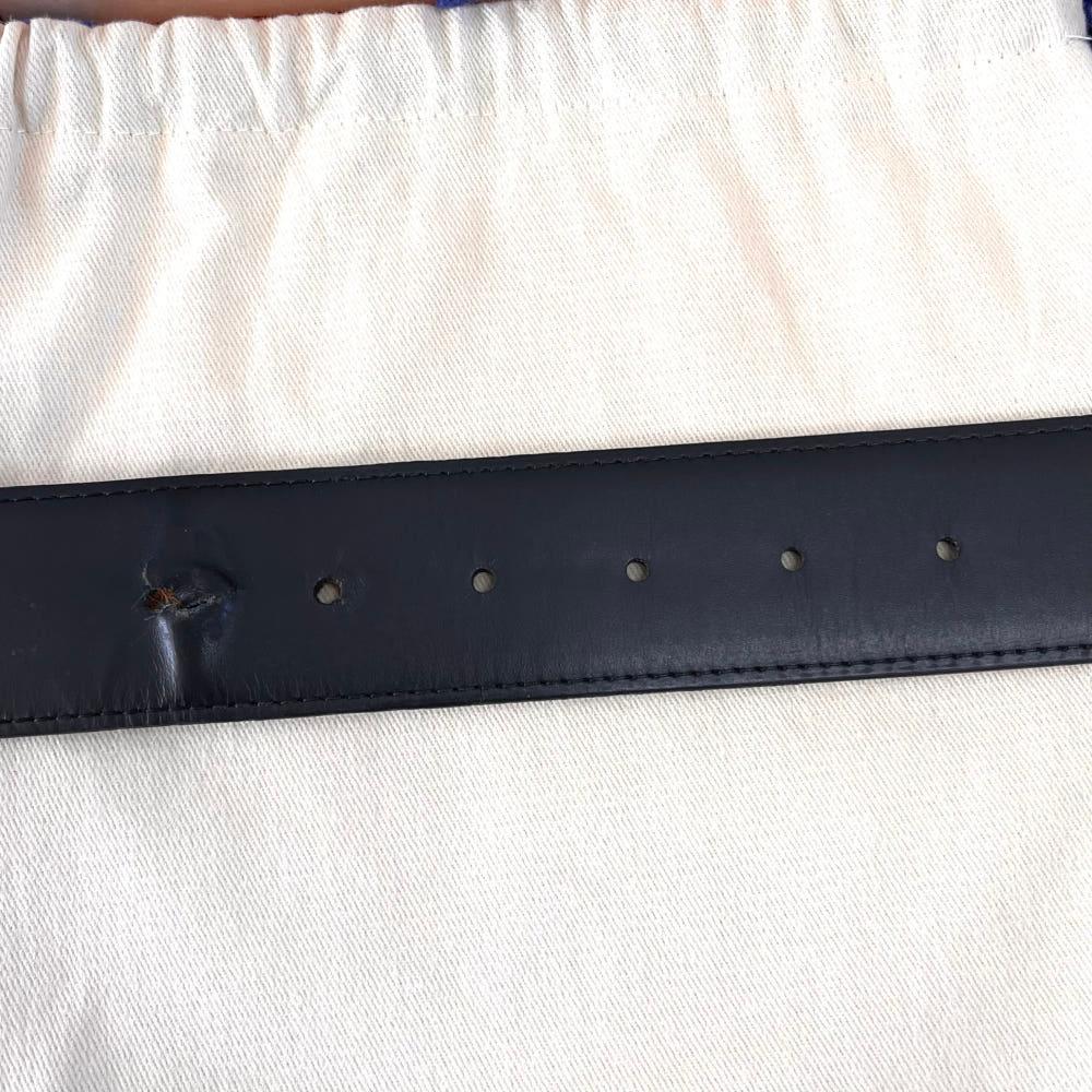 루이비통 LV 이니셜 리버서블 모노그램 벨트 M9821 7