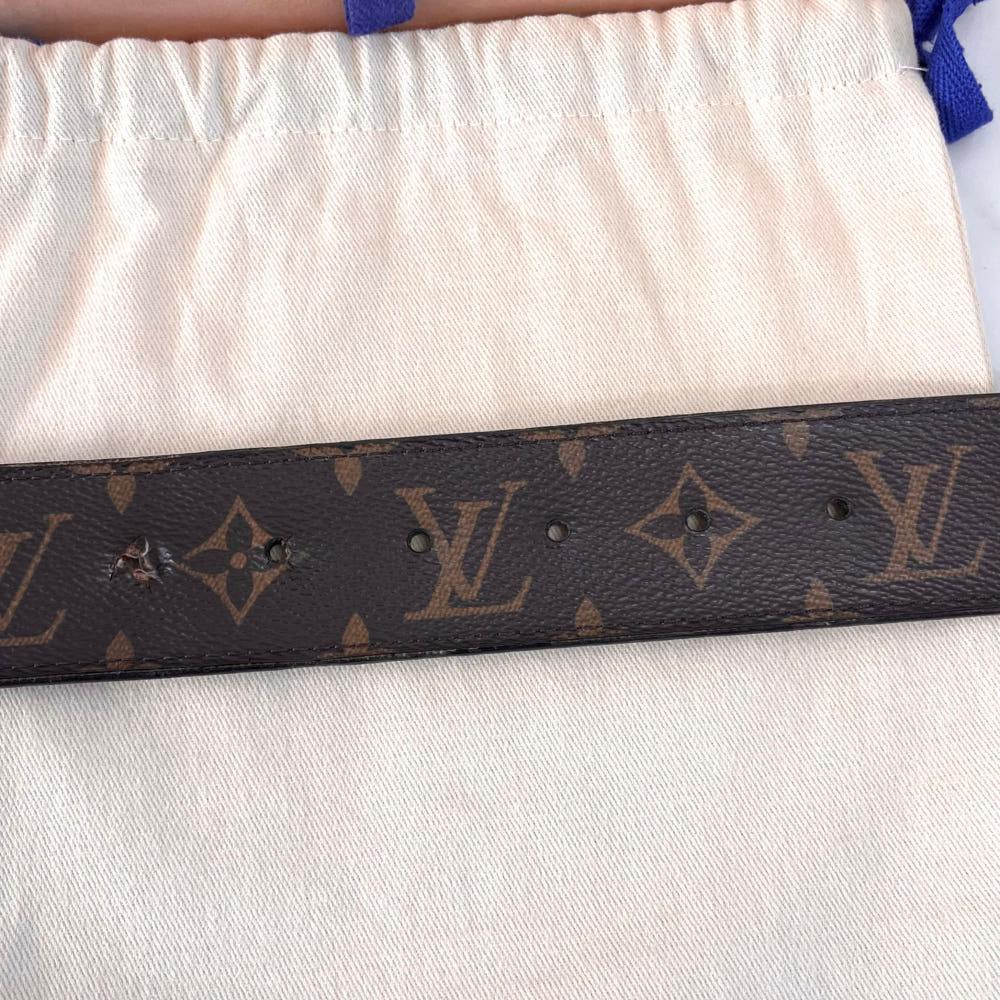 루이비통 LV 이니셜 리버서블 모노그램 벨트 M9821 6