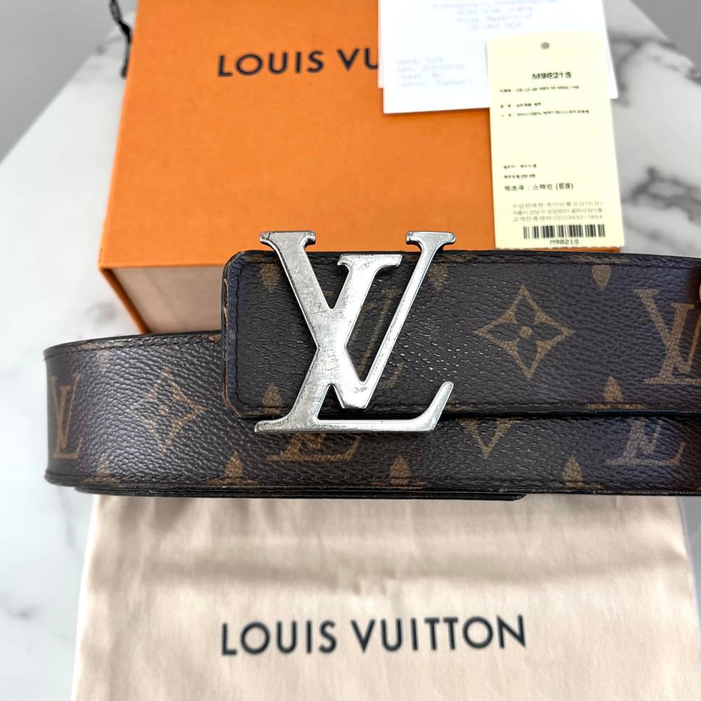 루이비통 LV 이니셜 리버서블 모노그램 벨트 M9821 10