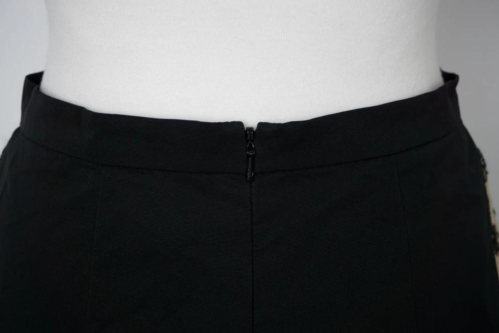 #MAX MARA 막스마라 실크 100% 자수 포인트 플라워 스커트 (4961) 8