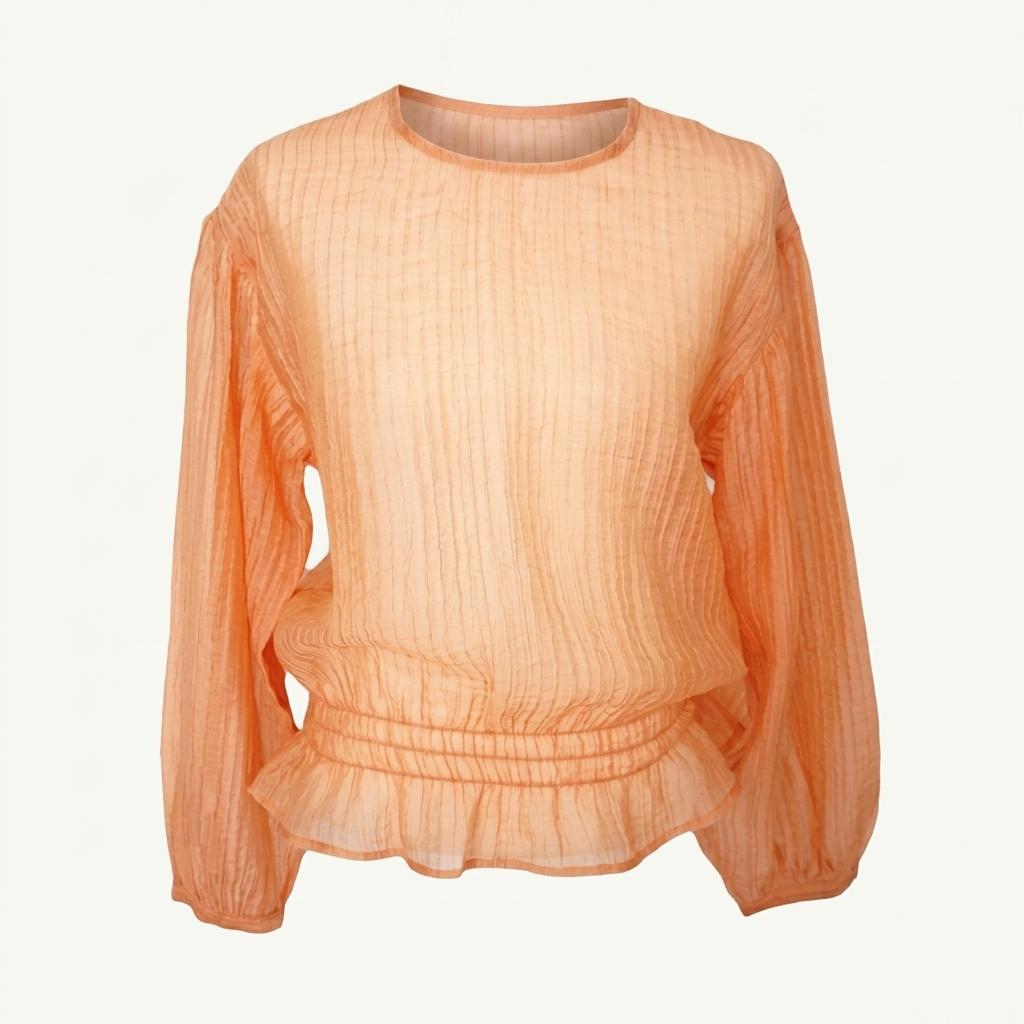 (70%세일) #BEAMS HEART 빔즈 셀룰로오스 혼방 블라우스 (4930) 1