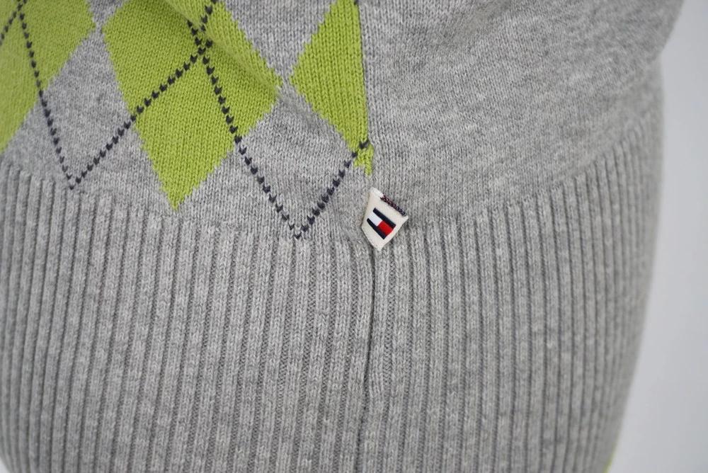 #TOMMY HILFIGER 타미힐피거 코튼 100% 아가일 후드 니트 (4911) 6