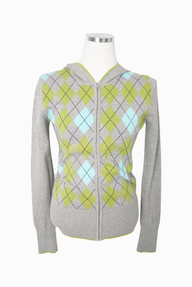 #TOMMY HILFIGER 타미힐피거 코튼 100% 아가일 후드 니트 (4911) 2