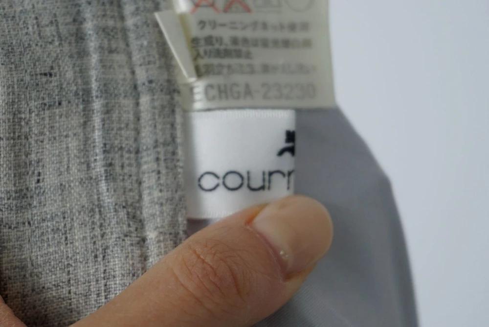 (70%세일) #COURREGES 꾸레쥬 린넨 100% 체크 스커트 (4797) 10
