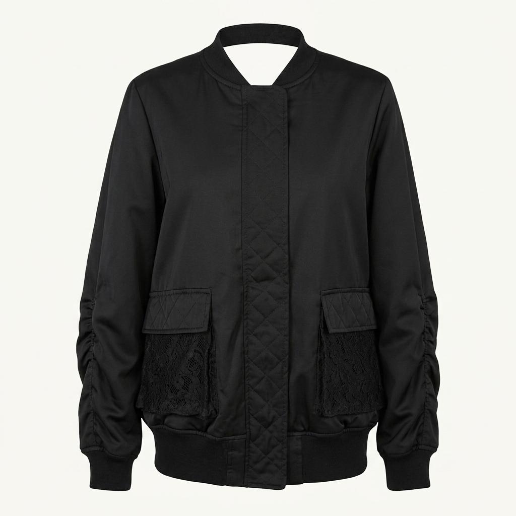 (70%세일) #AXES FEMME 엑시즈팜 폴리 혼방 집업 자켓 (4547) 1