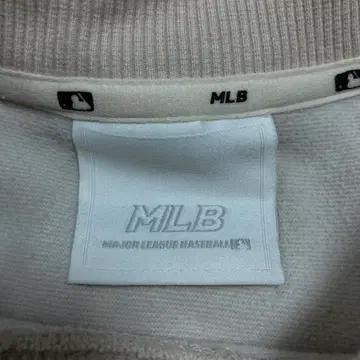 MLB 뉴욕양키스 빅로고 아이보리 플리스 맨투맨 5