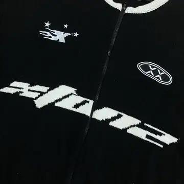 엑스톤즈 스펠아웃 블랙 니트 집업 3