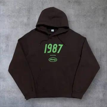 Mmlg 1987 빅로고 브라운 후드티 2