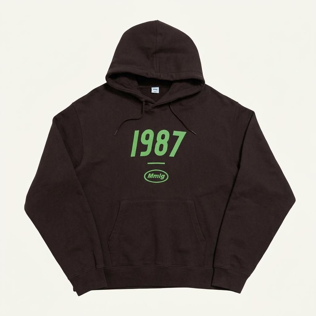Mmlg 1987 빅로고 브라운 후드티 1