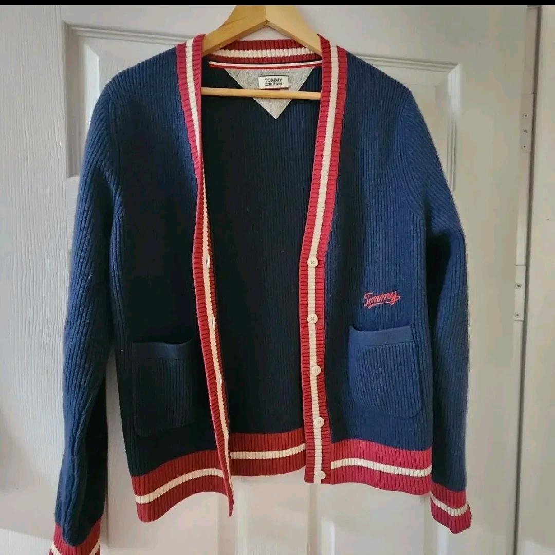 Tommy Jeans 네이비 가디건 2