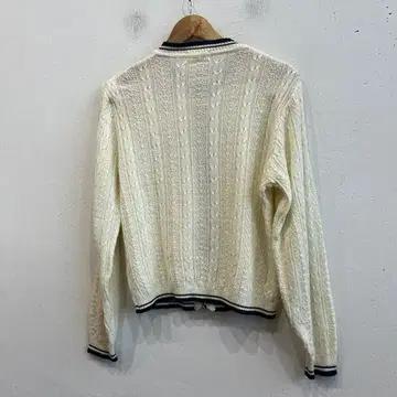 Made in JAPAN 린넨 블렌드 금장 가디건 우먼즈 5