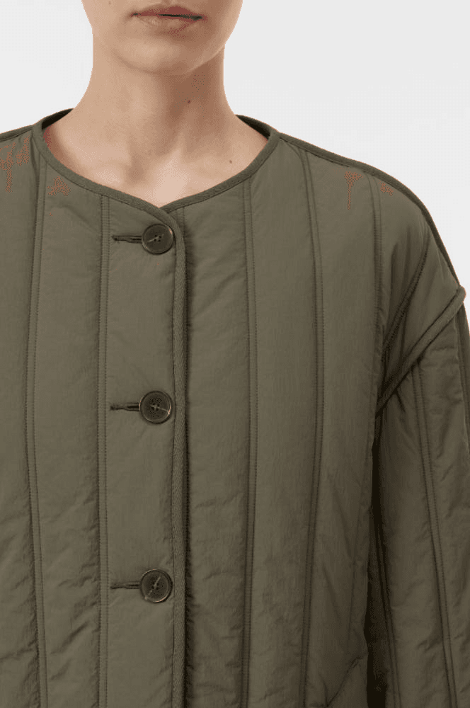[클로즈드] CLOSED 리사이클 나일론 퀼팅 자켓 QUILTED JACKET XS 4