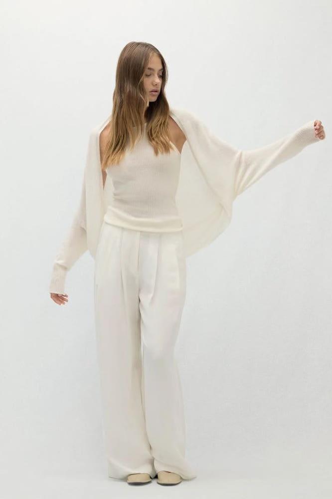 [리퍼브] [네이키드 캐시미어] NAKED CASHMERE MELI 가디건 아이보리 5