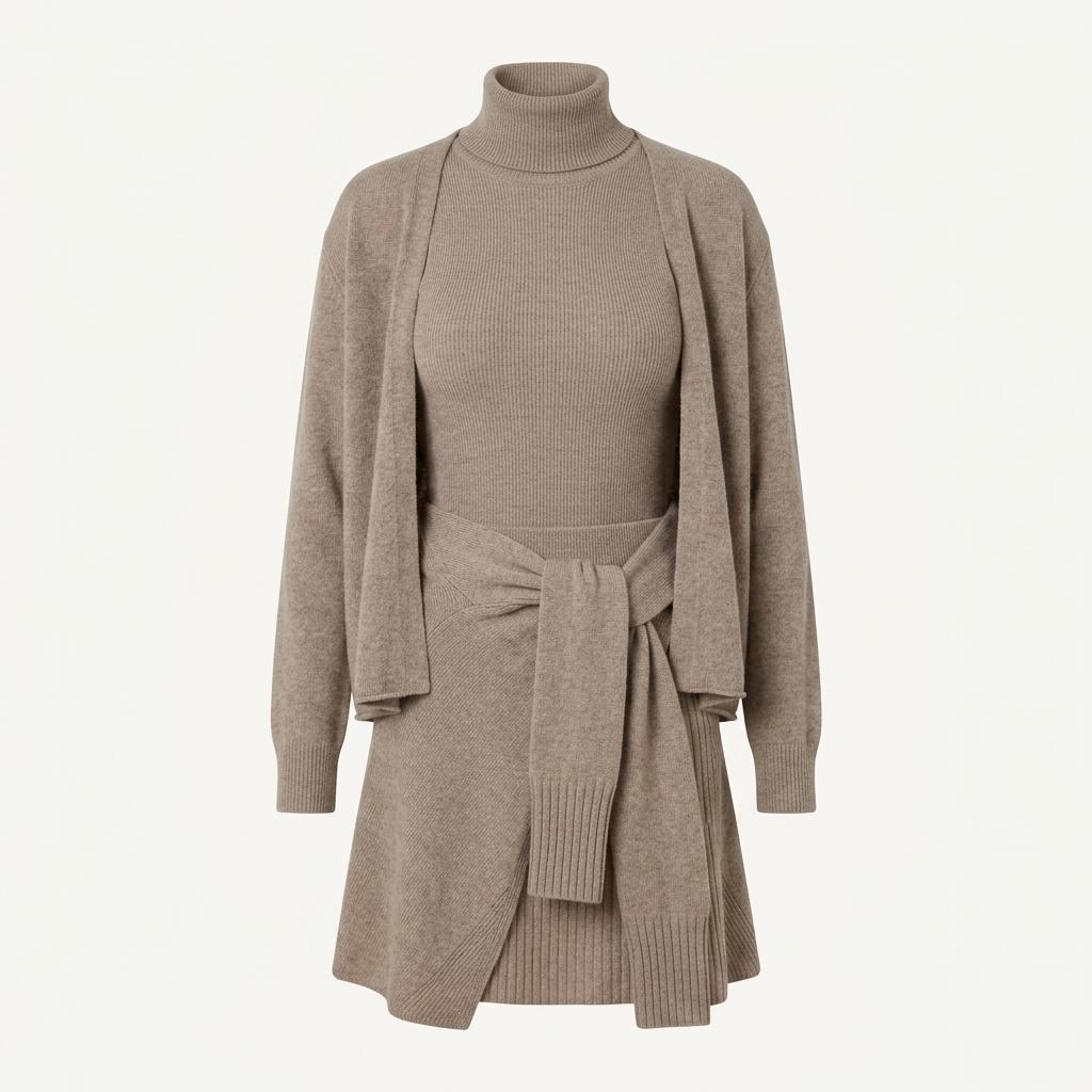 [리퍼브] [네이키드 캐시미어] NAKED CASHMERE MELI 가디건 아이보리 1
