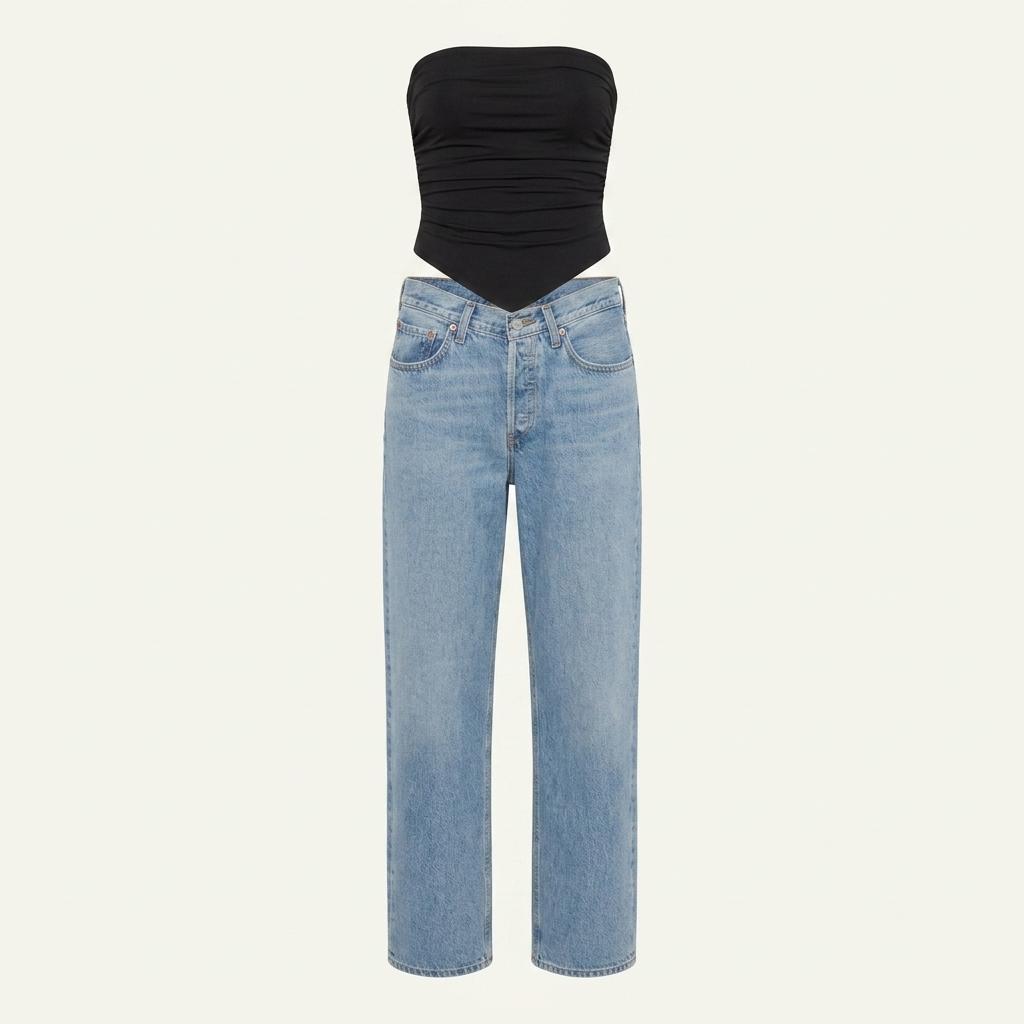 [에이골디] 브이 웨이스트 베기 페어웨이 V WAIST BAGGY FAIRWAY 1
