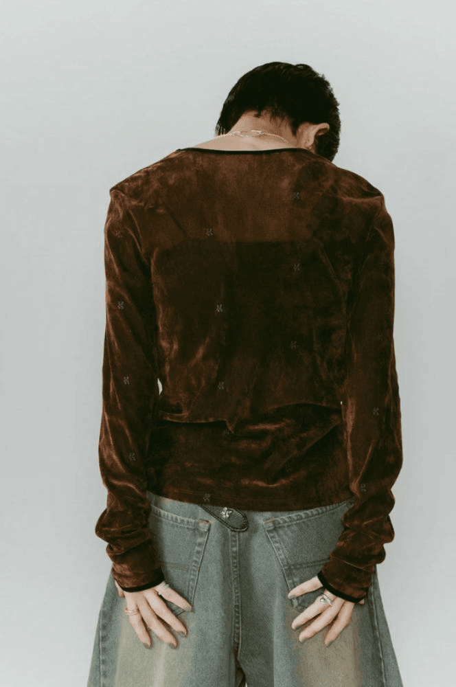 [크누스마프]  투웨이 쉬어 벨로아 탑 브라운 8
