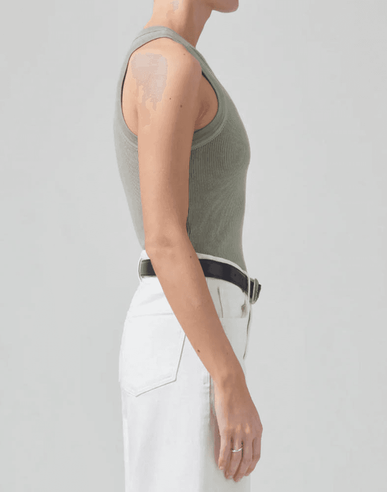 [시티즌]  이사벨 립 탱크 스프링 모스 ISABEL RIB TANK SPRING MOSS 10