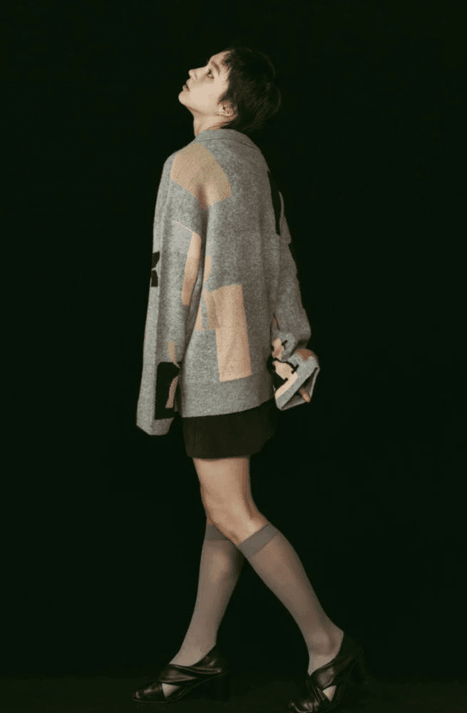 [크누스마프] KNUTH MARF K 디자인 니트 풀오버 GRAY 10