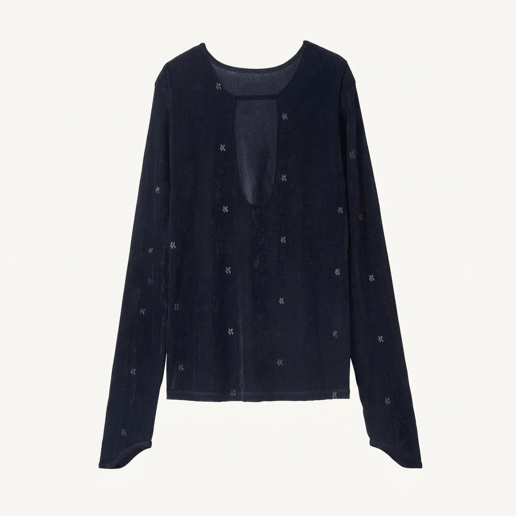 [크누스마프] KNUTH MARF 투웨이 벨루어 탑 BLACK 1