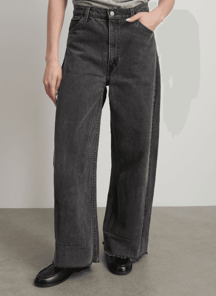 [비사이드] B SIDES REWORKED CULOTTE-VINTAGE BLACK 6