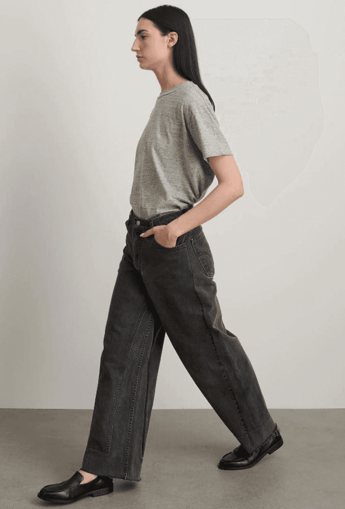 [비사이드] B SIDES REWORKED CULOTTE-VINTAGE BLACK 5