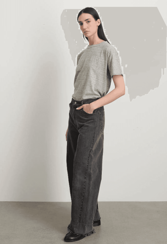 [비사이드] B SIDES REWORKED CULOTTE-VINTAGE BLACK 3