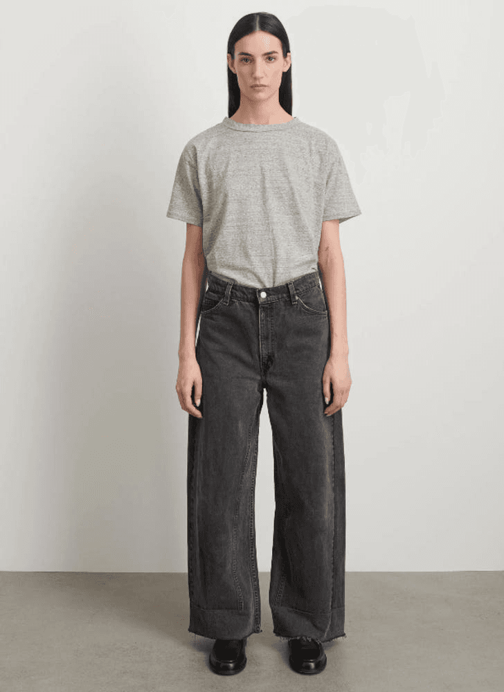 [비사이드] B SIDES REWORKED CULOTTE-VINTAGE BLACK 9