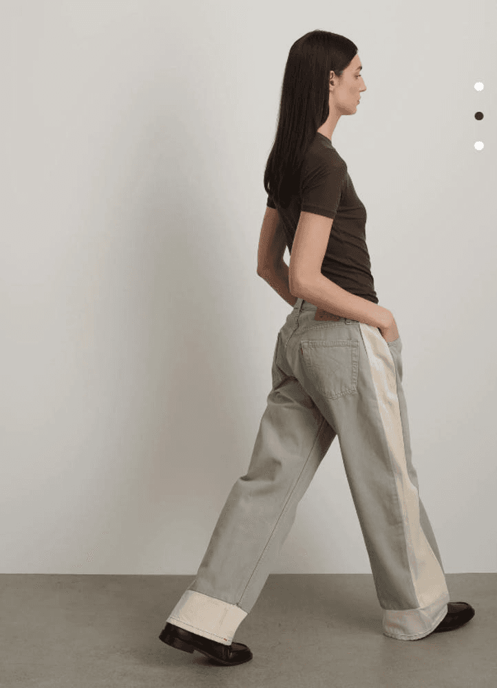 [비사이드] B SIDES REWORKED SLOUCH-VINTAGE GREY 5