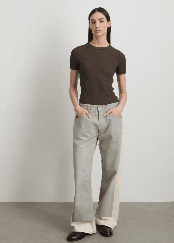[비사이드] B SIDES REWORKED SLOUCH-VINTAGE GREY 2