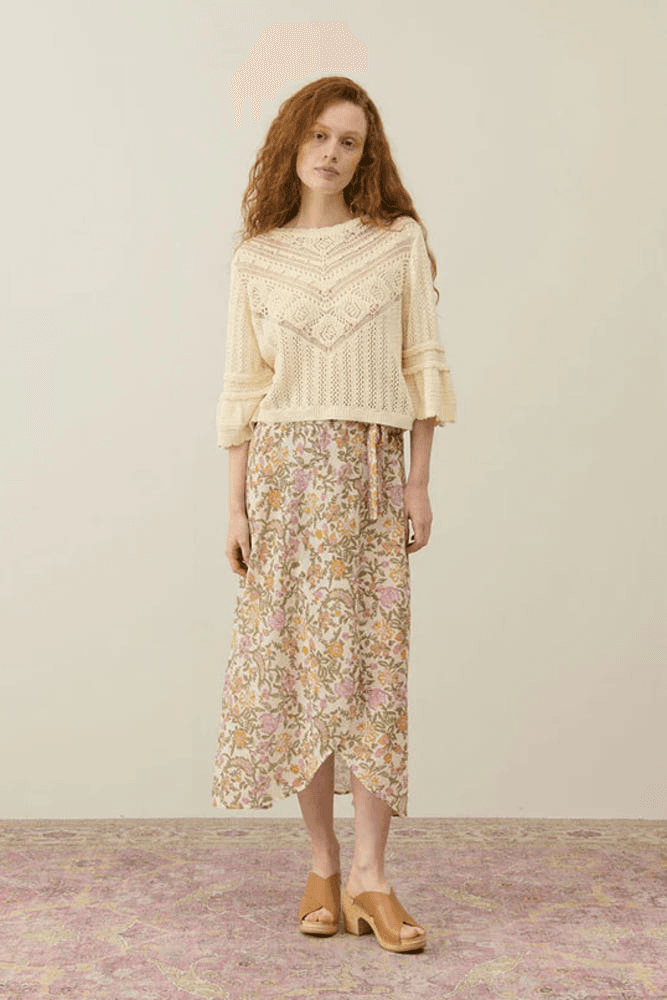 [루이스미샤]  루시아 스커트 LUCIA-CREAM MIMOSA SPRING 2