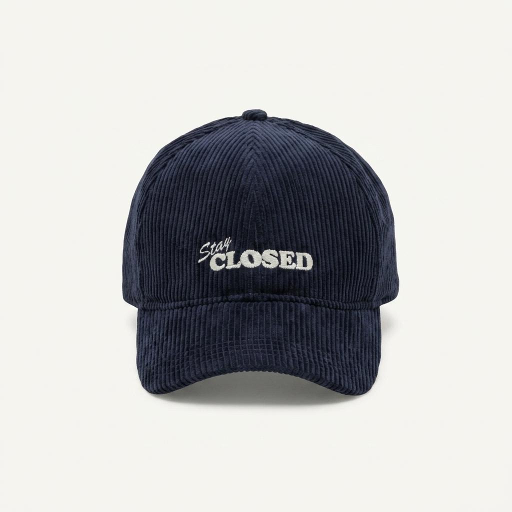 [클로즈드] CLOSED CAP 코듀로이 캡 모자 네이비 1