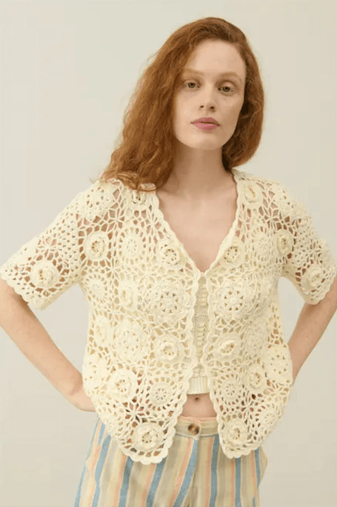 [루이스미샤] LOUISE MISHA 말로리아 크로셰 가디건 MALLORIA 6