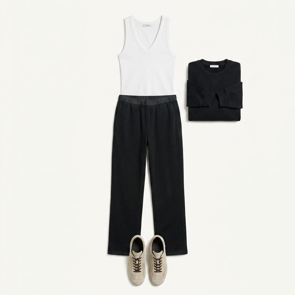 [코튼시티즌] COTTON CITIZEN 로마 스웻팬츠 빈티지 블랙 1