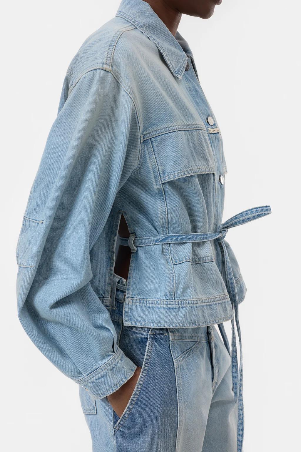 [클로즈드] CLOSED 랩 데님 자켓 WRAP DENIM JACKET 8