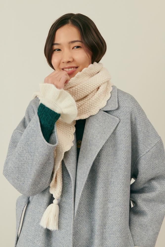[루이스미샤] LOUISE MISHA 폼폼(POMPOM) 니트 스카프 4