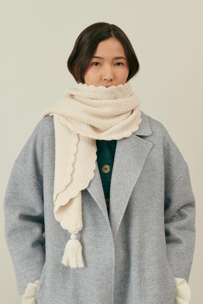 [루이스미샤] LOUISE MISHA 폼폼(POMPOM) 니트 스카프 8