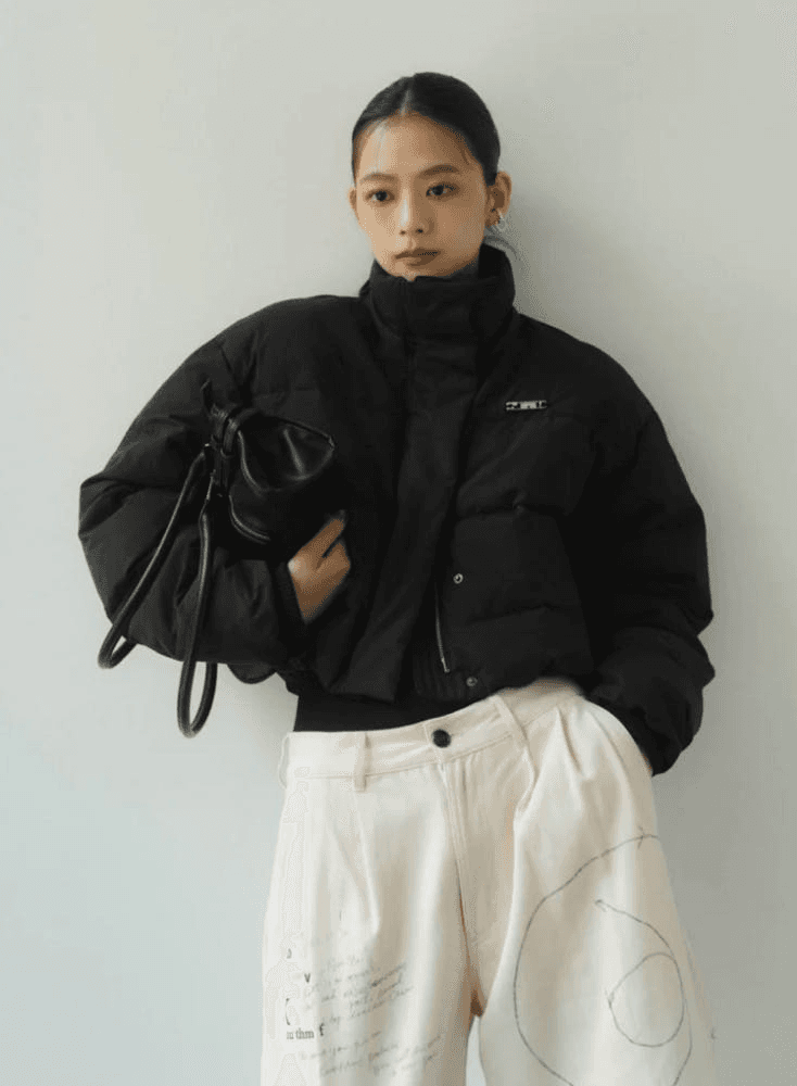 [크누스마프] KNUTH MARF 2WAY 숏 다운 자켓 블랙 9