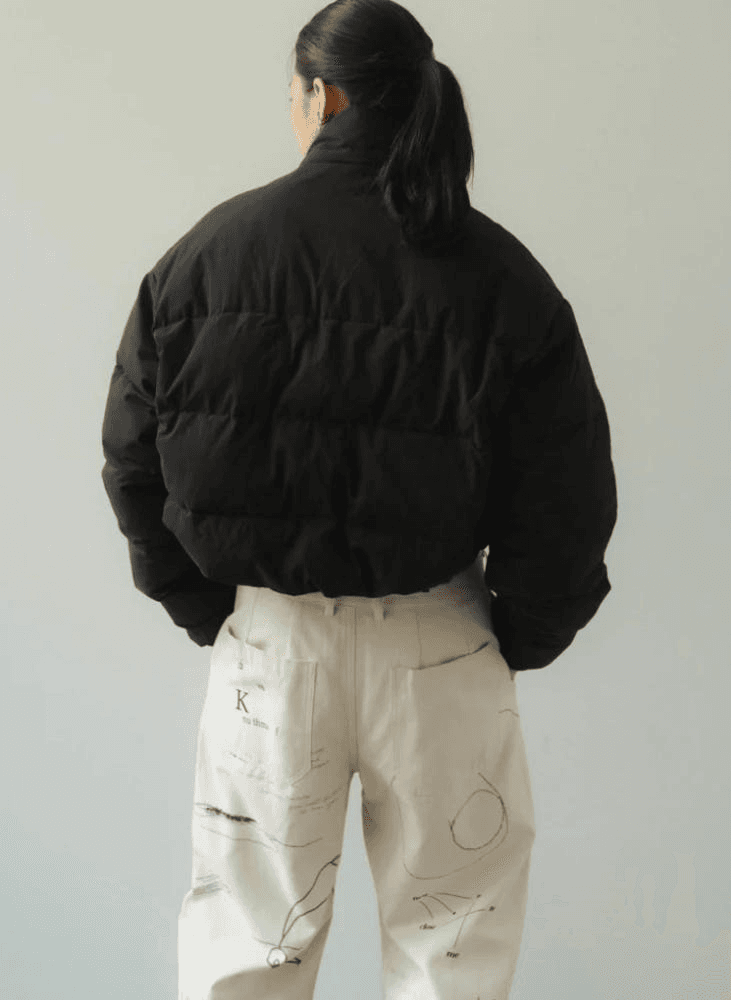 [크누스마프] KNUTH MARF 2WAY 숏 다운 자켓 블랙 5