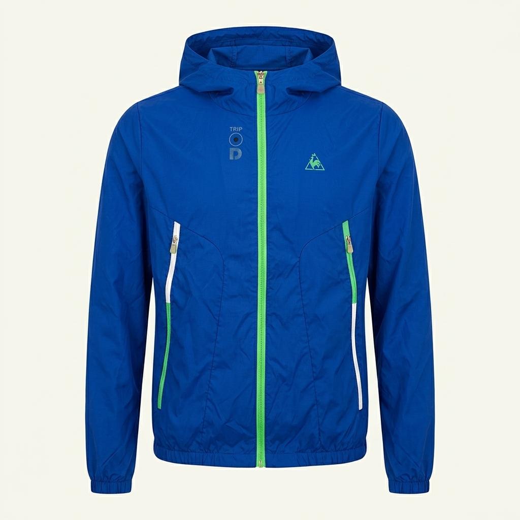 S,90)) le coq sportif 르꼬끄 얇은 바람막이 점퍼 ! 세탁완료 1