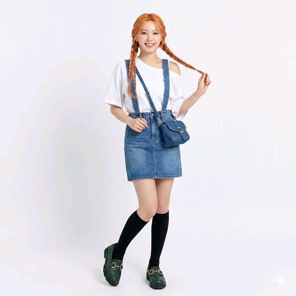 그린 통굽 로퍼 2