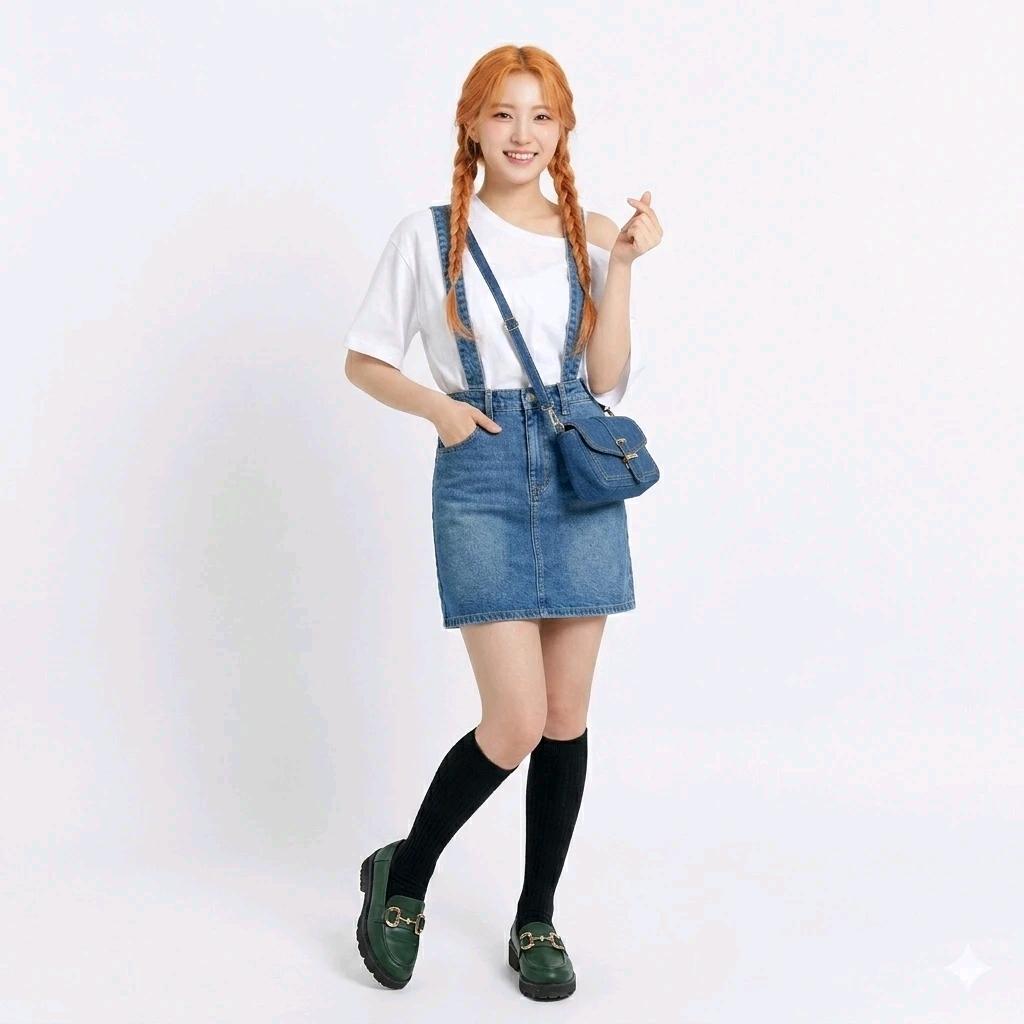 그린 통굽 로퍼 3