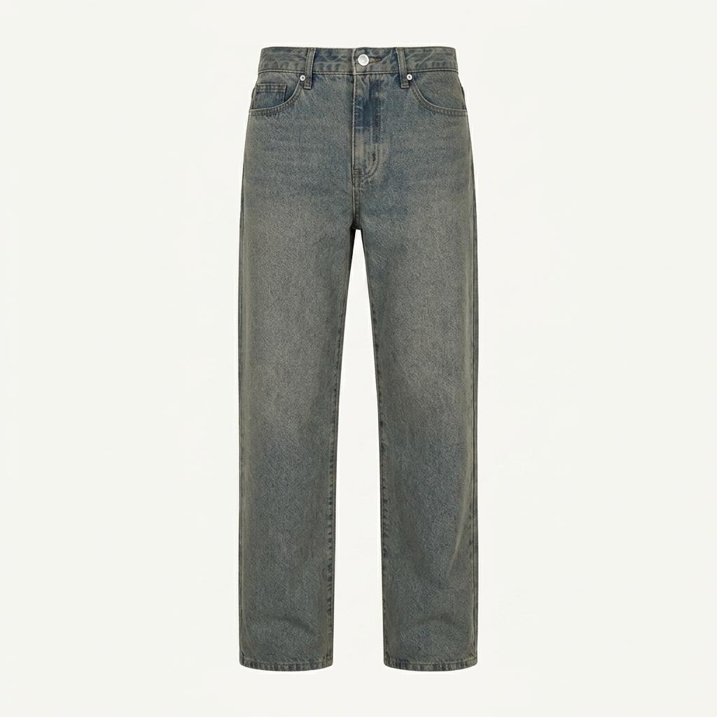 토피 와이드 데님 팬츠 (BEIGE INDIGO) 1